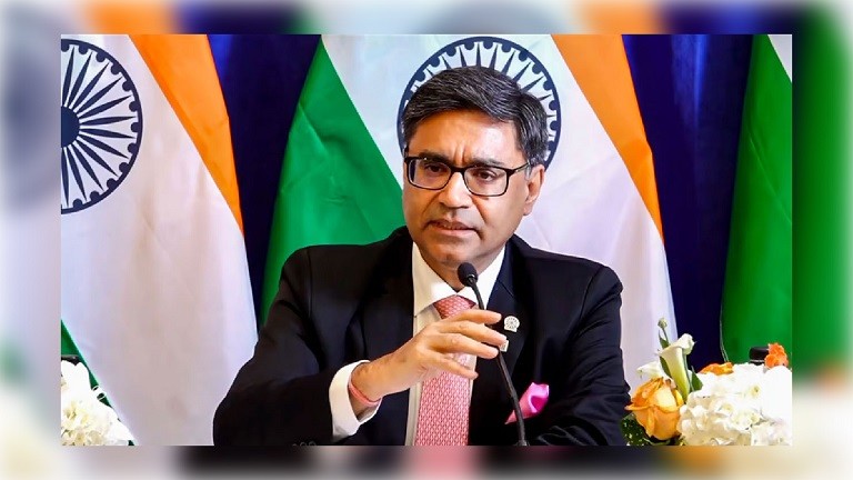 ভারতে বসে শেখ হাসিনার রাজনৈতিক কার্যক্রম, যা জানালেন বিক্রম মিশ্রি